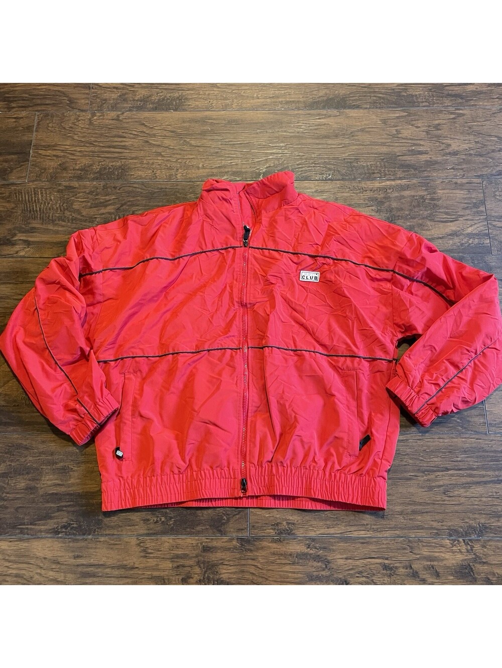 Pro Club Heavyweight Red Zip Track Jacket Men’s Size Large